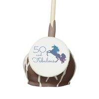 Unicorn Lover's 50 and Fabulous Birthday Cake Pops