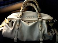 cute grey bag