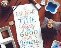 Check out new work on my @Behance portfolio: "Quotes on Time - Watercolour Handlettering" http://be.net/gallery/37394657/Quotes-on-Time-Watercolour-Handlettering