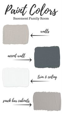 It's time to pick basement paint colors now that the renovation drywall stage is complete. See what we chose to create a warm and welcoming family room!