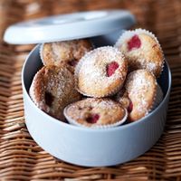 Raspberry and coconut fairy cakes | Baking Mad