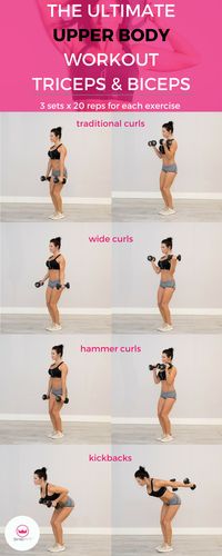 The Ultimate Upper Body Workout for Women: Toned Triceps & Biceps.