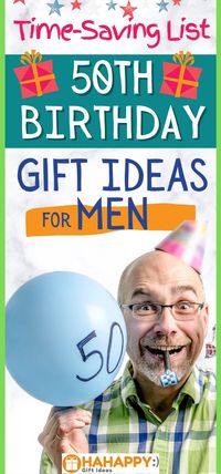 We have the ultimate list of Best 50th Birthday Gift Ideas For A 50-Year-Old Man to save your time! Whether you are looking for gift ideas for your dad, husband, brother, uncle, or best friend, you’ll find just the right one for his milestone birthday. Click to visit our list!