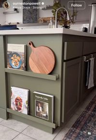 Cute bookshelf to display cookbooks