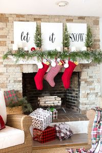 18 Christmas mantel decorating ideas from homes around America.Take this tour for plenty Christmas decorating ideas and inspiration.