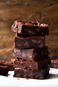 Seriously Fudgy Homemade Brownies | Sally's Baking Addiction