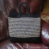 Houndstooth Market Tote Crochet Pattern - The Lavender Chair