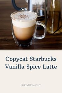 Make a vanilla spice syrup so you can start your day with a vanilla spice latte. Skip the coffee shop and stay home instead.