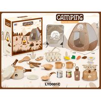 Today we are launching a new camping play tent set that provides your child with their own independent little world to entertain themselves, read, and relax. Can be used at home, playground, park, garden, and more. Optimized folding design makes it easy to fold and it can be put into an easy-carry travel tote. Now you can help your kids appreciate nature, learn camping skills, and have an unforgettable adventure camping time with our camping toy kit for children! And your kids will spend less ti