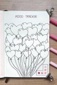 Check out these 18 adorable mood trackers for ideas on your next one!