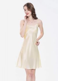 22 Momme Mini Scoop Neck Silk Nightgown