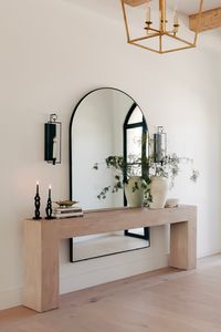 Meet the January Console Table. Made from thick-cut oak veneer with a faux rustic finish made to emulate wormwood, this low, large-scale console table features chunky squared legs and dovetail joinery detailing. Dimensions: 86" W x 20.25" D x 33" HMaterials: Thick Oak VeneerColor: Rustic Wormwood Oak All items subject to availability and should not be assumed as in stock. Contact our customer service team during business hours through our free chat (yes, there's a real person behind there) or pl