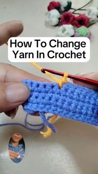 🧶✨ How to Change Yarn in Crochet (Mid-Row) ✨🧶 🌟 Crochet lovers, ever wonder how to switch yarn colors right in the middle of a row without missing a stitch? In this quick video, I'll show you the easiest way to make that seamless transition! 💫 Whether you're creating stripes, color-blocking, or just adding a pop of color, this technique will have your projects looking flawless! 🎨��👌