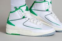 Take a Look at the Air Jordan 2 in "Lucky Green" | Hypebeast