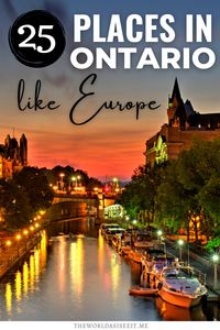 Where to Find Europe in Ontario - Discover all the Europe-like places in Ontario with this handy guide. Find places that are just like Iceland - but right here in Ontario Canada, and so many more popular European destinations. I Ontario travel I Ontario Europe-like places I European small towns in Ontario I where to go in Ontario I what to see in Ontario I places to go in Ontario I things to do in Ontario I places to see in Ontario I travel in Ontario I local travel I #Ontario #Canada