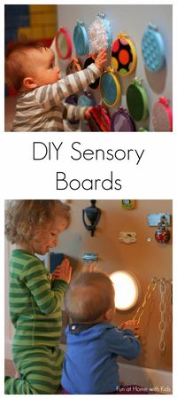 DIY Sensory Boards for Babies and Toddlers