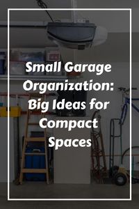 Discover effective tips and tricks to conquer the organization battle in your small, one-car garage. Let us guide you step-by-step on how to transform this limited space into an efficient and well-organized haven. Say goodbye to clutter and hello to a functional garage!