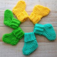 Crochet Baby Socks Crochet Pattern