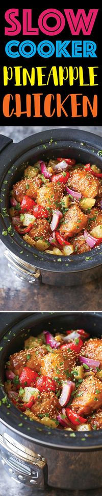 Slow Cooker Pineapple Chicken - Damn Delicious