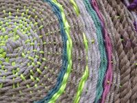 Rope swirl tapestry / rug how to!