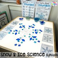 Winter Light Table Activities for Preschool, Pre-k, and Kindergarten - Pocket of Preschool