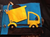 Quiet book page - dump truck from Imagine our life (http://www.imagineourlife.com/2012/01/03/dump-truck-quiet-book-page/) | Flickr - Photo S...