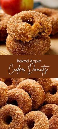 Quick & Easy Baked Apple Cider Donuts – Yummy and fully