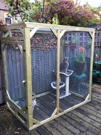 30 Free DIY Catio Plans - DIY Outdoor Cat Enclosure