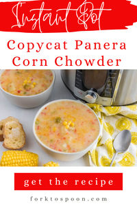 Instant Pot Copycat Panera Corn Chowder