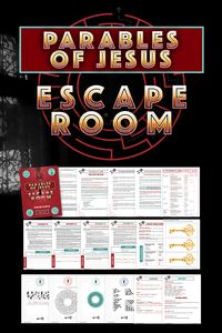 Parables of Christ Escape Room for Kids Ages 8+. PRINTABLE. Solve mysteries related to the Parables of Jesus by decoding puzzles, answering questions, and breaking secret codes!