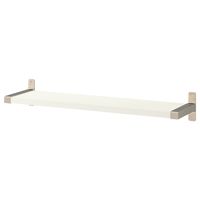 BERGSHULT / GRANHULT Wall shelf, white/nickel plated, 311/2x77/8" Cut BERGSHULT wall shelf to any length, then use GRANHULT bracket to create a wall shelf with specific dimensions. Place it in a window, above a sofa or in a nook that is difficult to furnish.