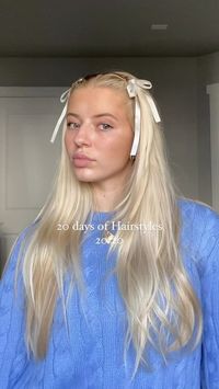 olivia nora on Instagram: "Last day of 20 days of hairstyles 🤍 do we need a holiday hairstyles series next?? • • • #hairhowto #hairstyleideas #halfuphalfdownhairstyle #halfupdo"