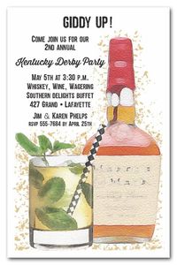 Kentucky Derby Party Invitations