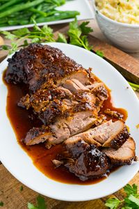 Slow Cooker Parmesan and Honey Pork Tenderloin