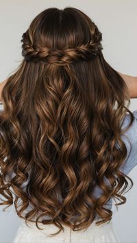 Half Up Half Down Prom Hairstyles for Medium Length Hair 42