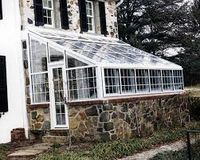 Traditional Glass Lean-to Greenhouse Sale | Gothic Arch Greenhouses