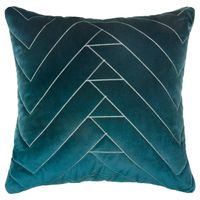 Liberty Cushion 48 x 48cm - Teal | Home Furnishings - B&M