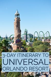 3-Day Itinerary for a Universal Orlando Resort Vacation (With Downloadable Park Maps & Itineraries!)