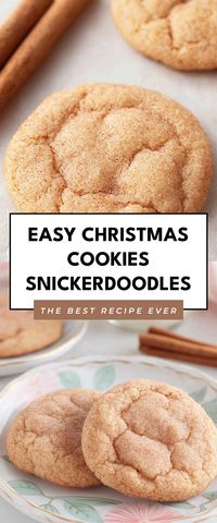 These Easy Christmas Snickerdoodle Cookies are a holiday must-try! With their soft, cinnamon-sugar goodness, they’re perfect for sharing at festive gatherings or cozy nights in with family.