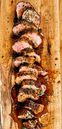 Sweet and spicy Cajun Honey Pork Tenderloin. This flavorful pork is tender, quick and easy, and will produce delicious results every time! #pork #porktenderloin #cajun #honey #recipe