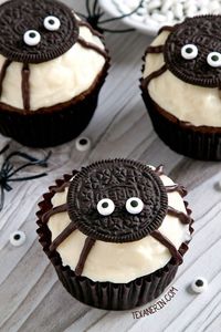 Cupcakes decorados para Halloween - Todo Bonito