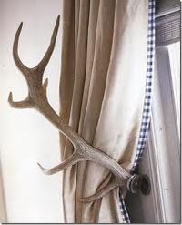 antler curtain hook