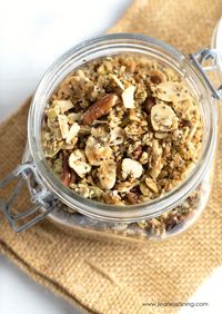 You will love my easy gluten free granola without oats. This grain-free granola is healthier than store-bought granola.