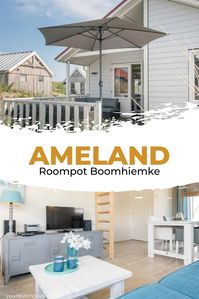 Ameland, Roompot Boomhiemke. Want to sleep in a beach house in The Netherlands? Check out the beach cabins of Roompot Boomhiemke on the lovely island of Ameland.