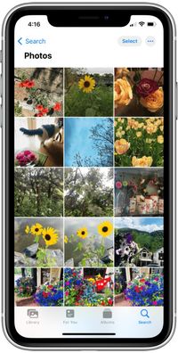 this shows the divine phone gallery app where it stores all the photos and videos you take and save, with a search bar feature where you can search for your desired photos you keep in your phone gallery.