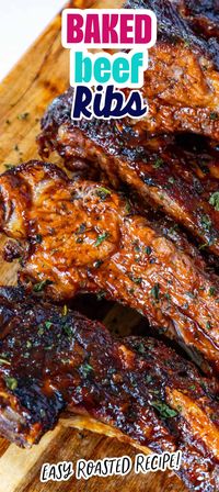 Oven Baked Beef Ribs - Sweet CS Designs.