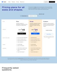 63 Best Pricing Page Examples For Design Inspiration - SaaS Landing Page