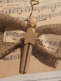 Burlap Angel Ornament