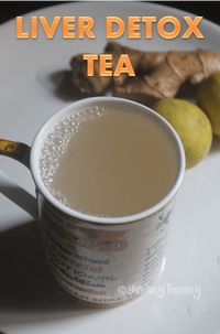 Liver Detox Tea Recipe - Lemon Peel Ginger Magical Drink