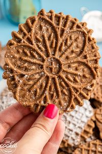 Easy Chocolate Pizzelle Cookie Recipe - Fun Cookie Recipes